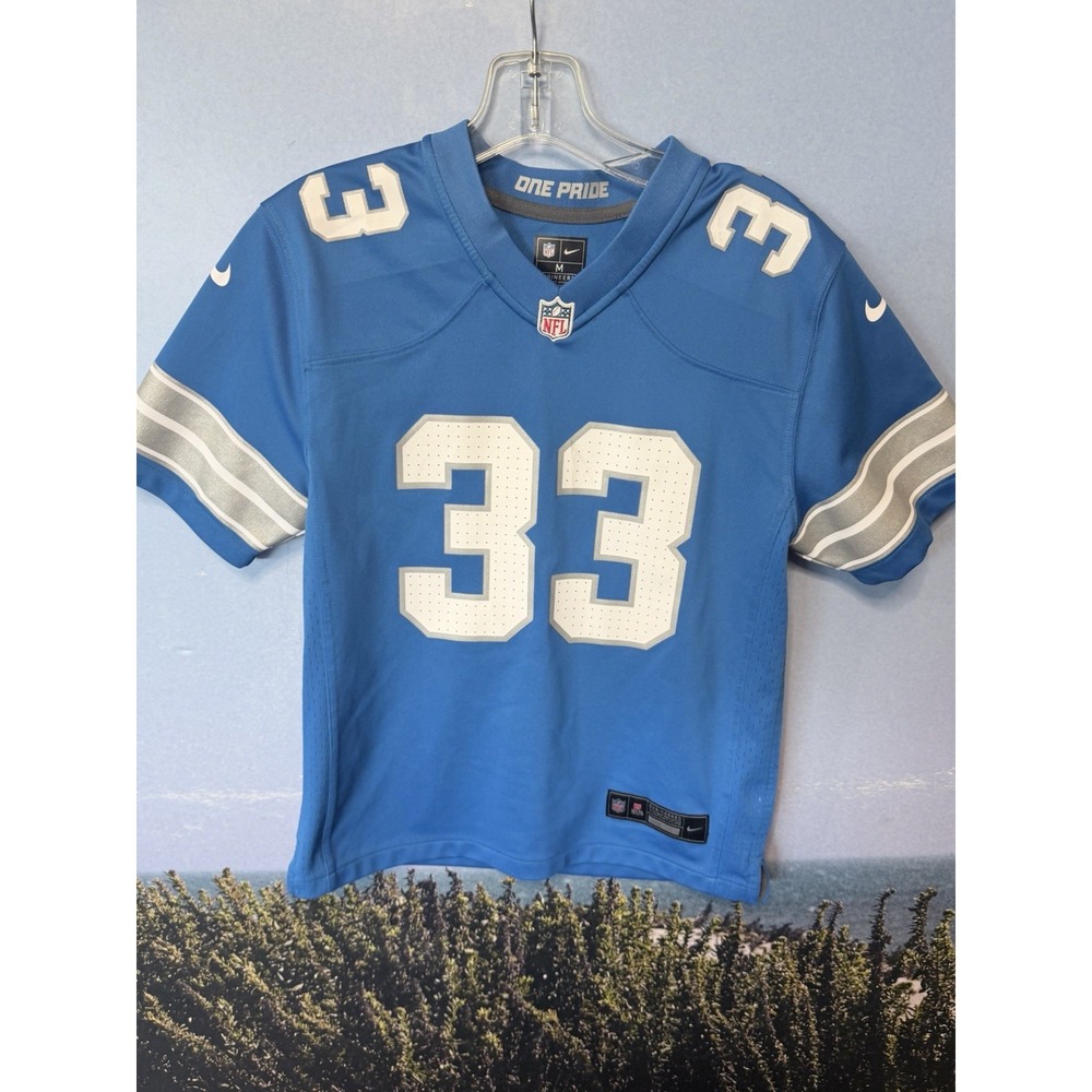 Nike NFL Detroit Lions Sione Vaki 33 Blue Youth Medium Jersey NFLGJ2ND24